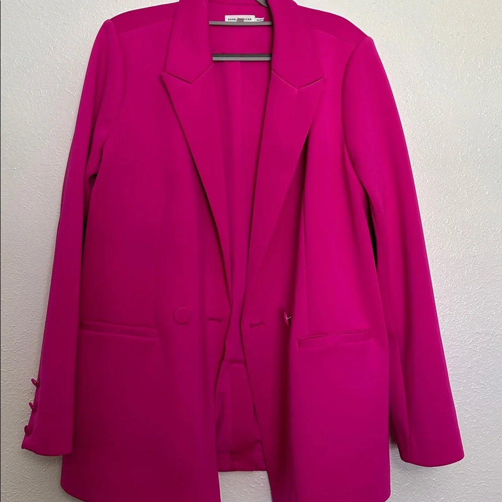 Good American Double Breasted Scuba 2.0 Blazer - Picture 7 of 12